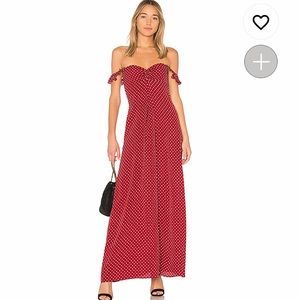 Flynn Skye Carla Polka Dot Maxi Dress